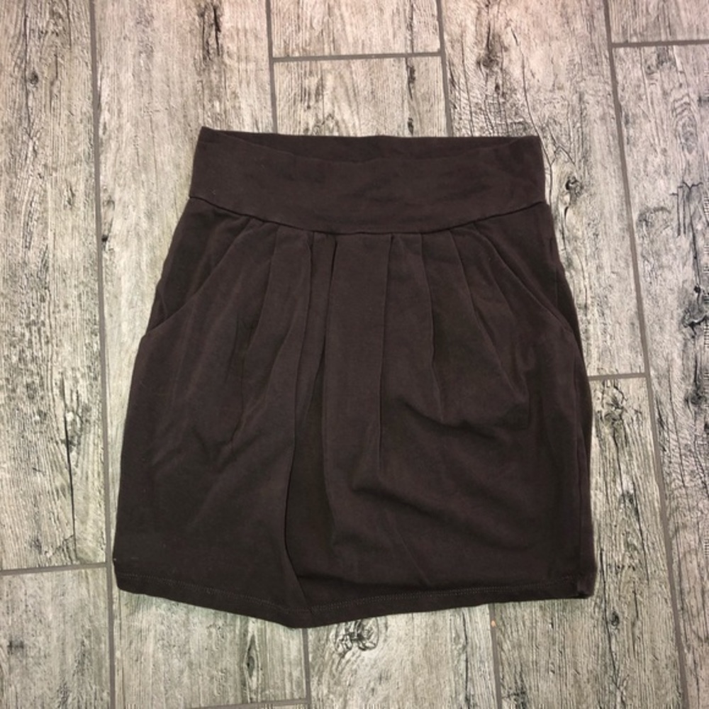I LOVE H81 gray mini skirt
